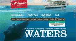 Desktop Screenshot of captandersonsmarina.com