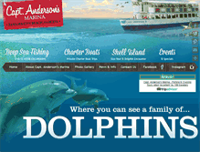 Tablet Screenshot of captandersonsmarina.com